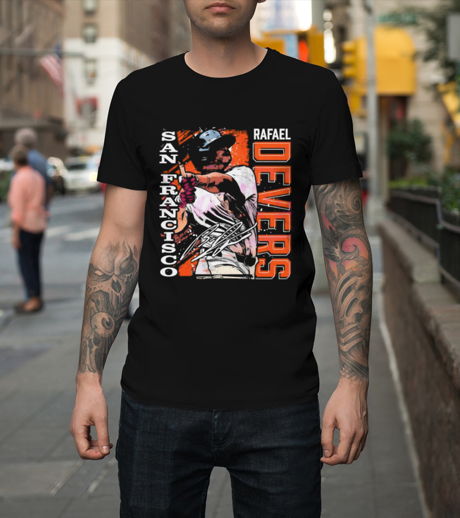 Rafael Devers San Francisco Baseball T-Shirt