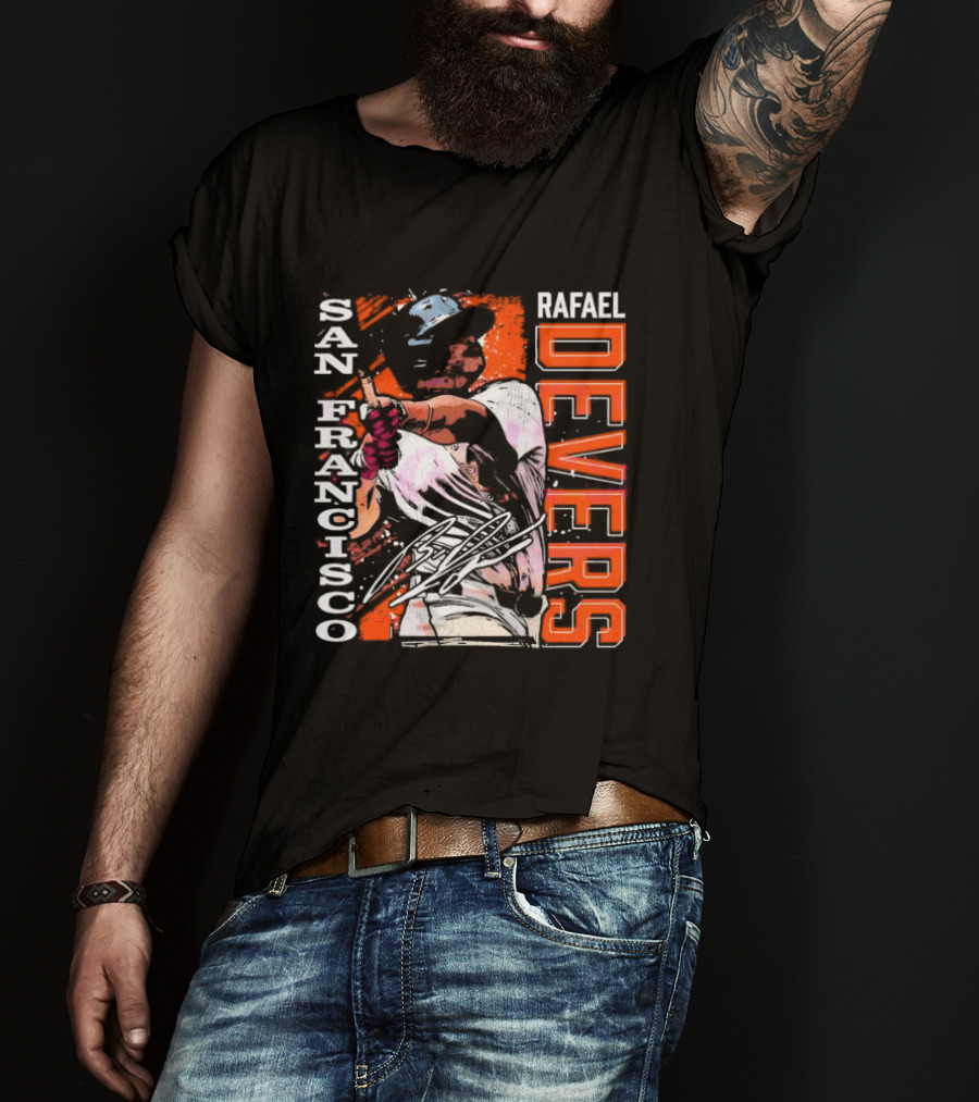 Rafael Devers San Francisco Baseball T-Shirt