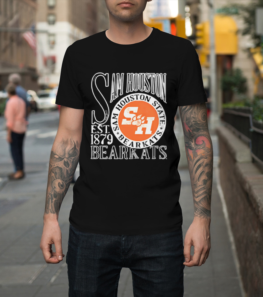 Sam Houston State Bearkats Est 1879 SH Paw T-Shirt
