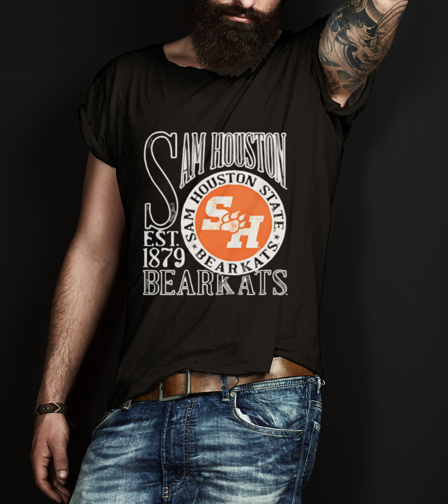 Sam Houston State Bearkats Est 1879 SH Paw T-Shirt