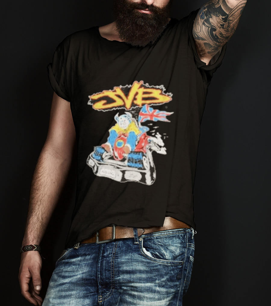 JVB Tour UK 2026 Viking Racer With Union Jack Flag T-Shirt