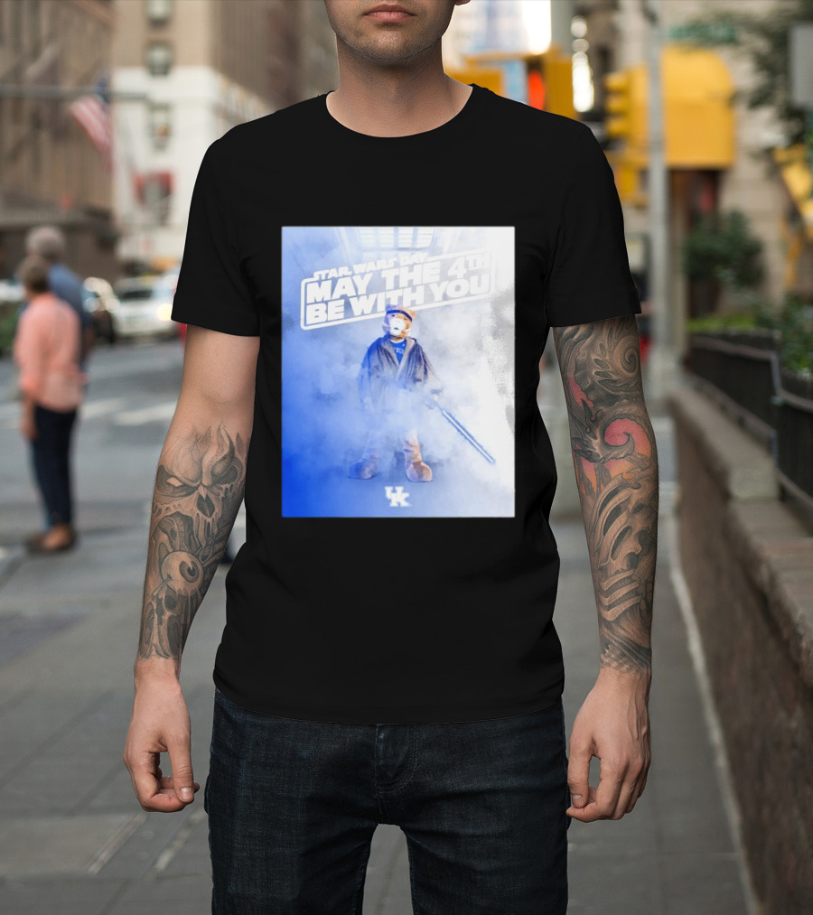 Star Wars Day May The 4th Be With You Kentucky Wildcats T-Shirt