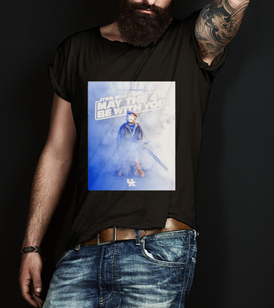 Star Wars Day May The 4th Be With You Kentucky Wildcats T-Shirt