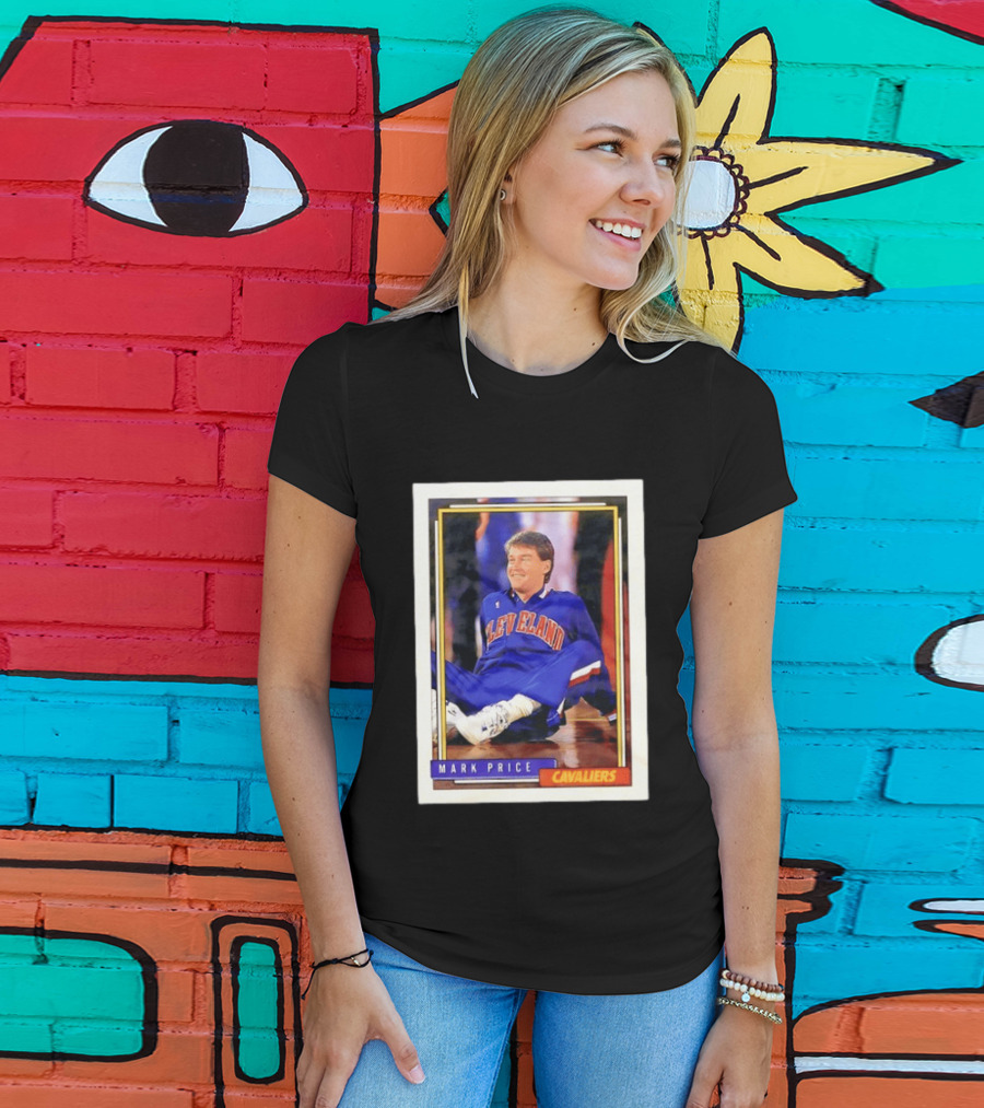 Cleveland Cavaliers Mark Price 1992 Basketball Trading Card Classic Moment T-Shirt