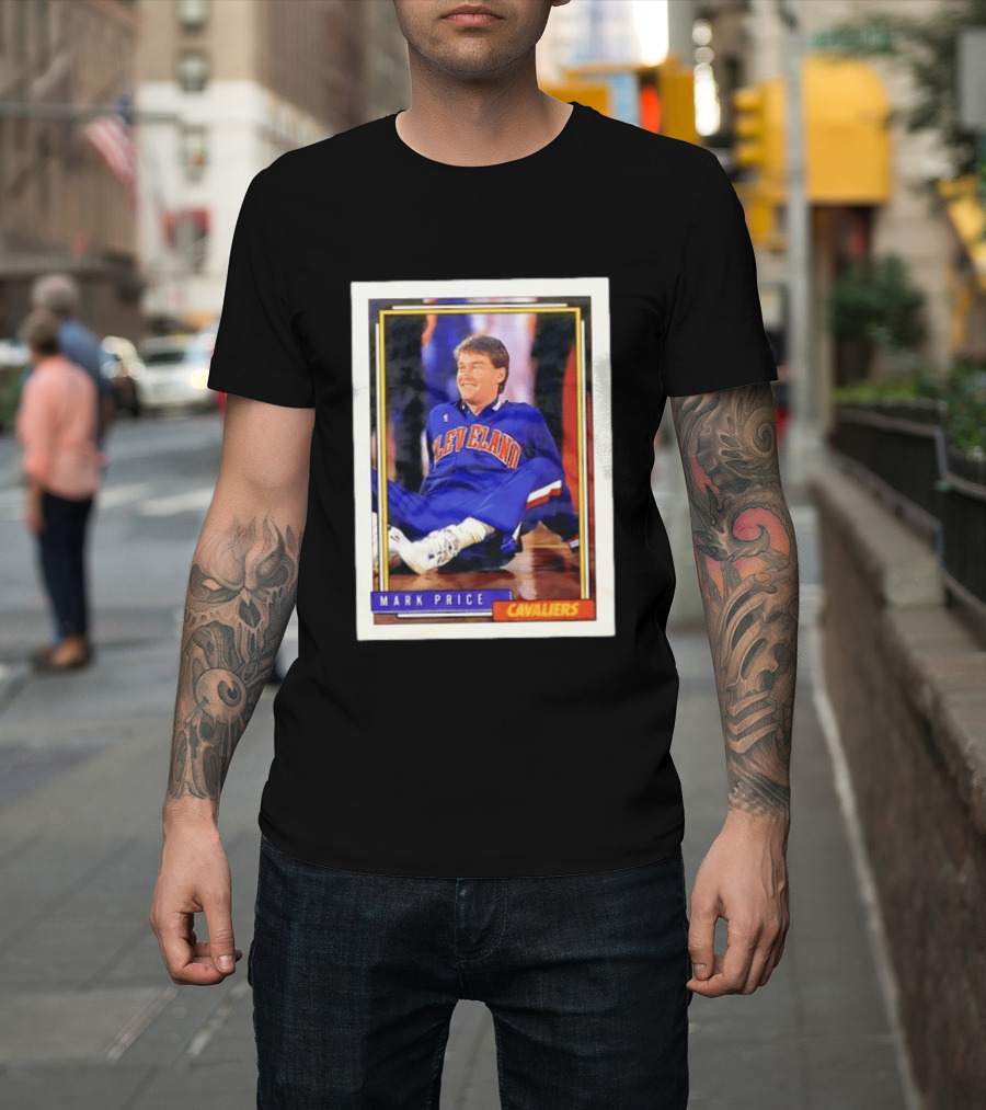 Cleveland Cavaliers Mark Price 1992 Basketball Trading Card Classic Moment T-Shirt