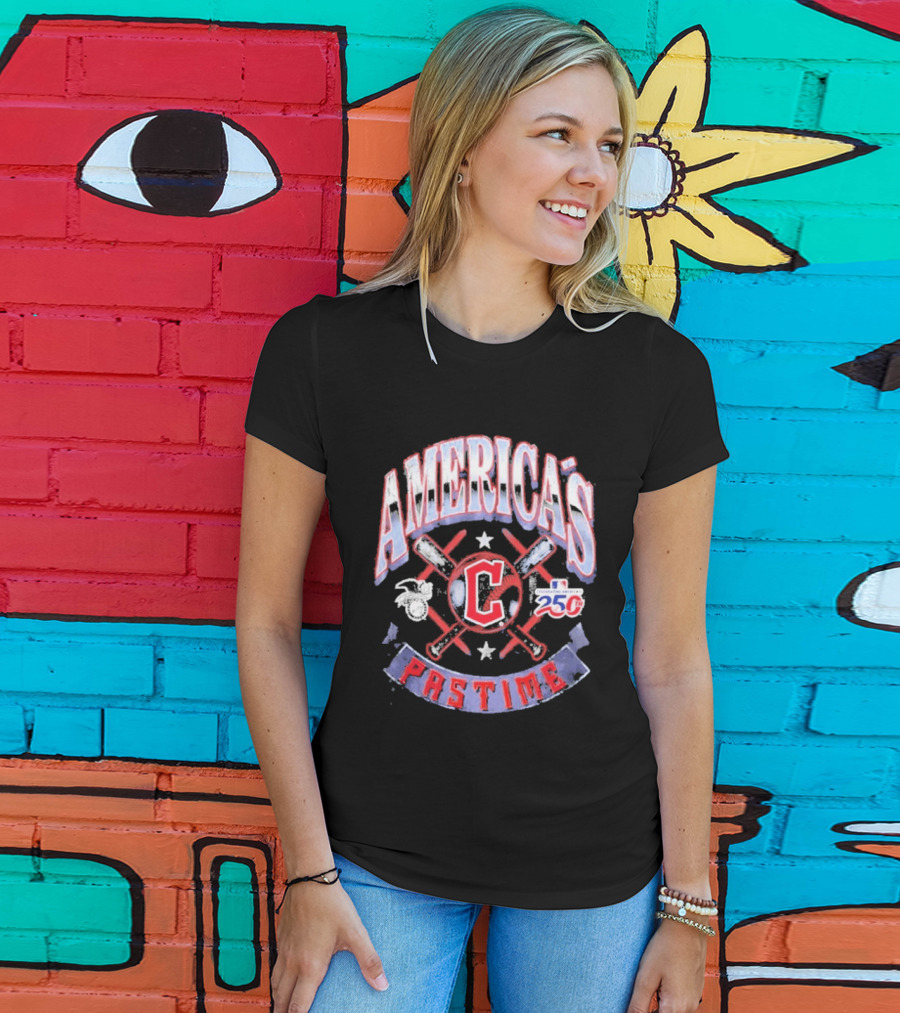 Cleveland Guardians 250th Anniversary America's Pastime T-Shirt