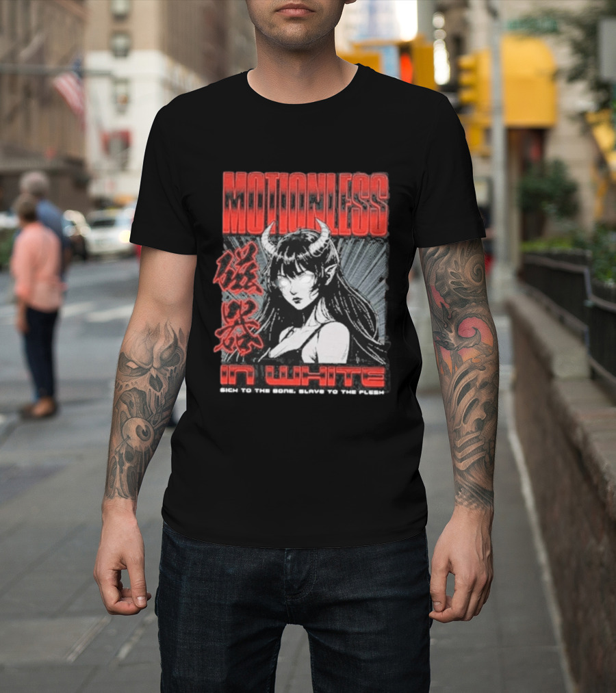 Motionless In White Rich To The Bone Slave To The Flesh Tour 2026 T-Shirt