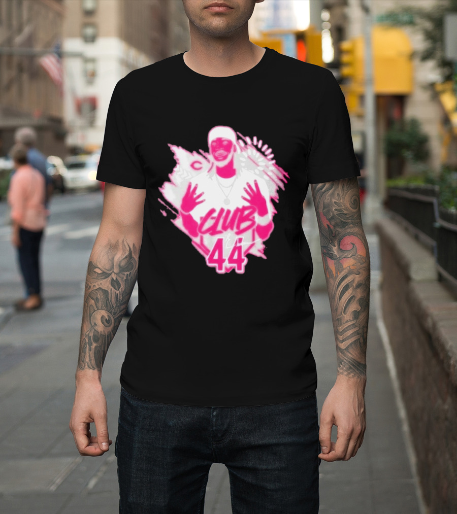 Elly De La Cruz Club 44 Pink Cincinnati Baseball T-Shirt