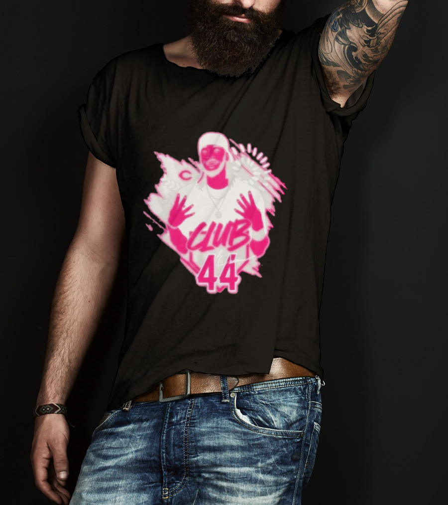 Elly De La Cruz Club 44 Pink Cincinnati Baseball T-Shirt