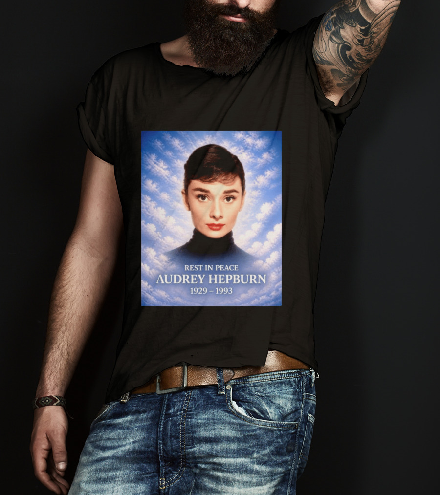 Rest In Peace Audrey Hepburn 1929 1993 T-Shirt