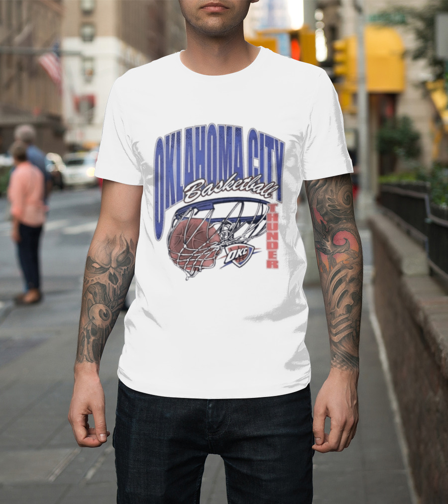 Oklahoma City Basketball Swish 2026 T-Shirt