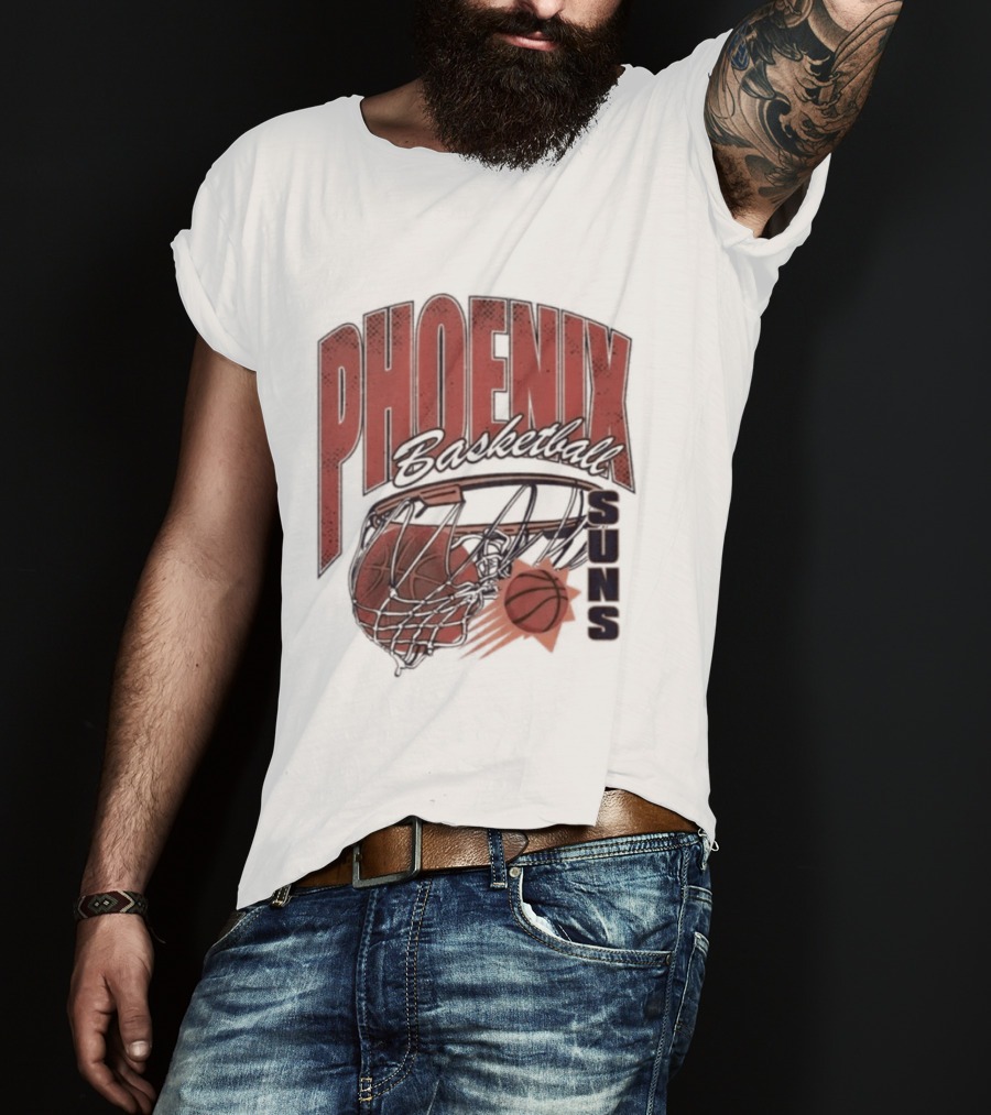 Phoenix Suns Basketball 2026 Swish Script T-Shirt