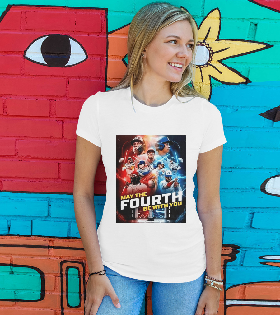 May The Fourth Be With You MLB Star Wars Day 2026 Celebration T-Shirt
