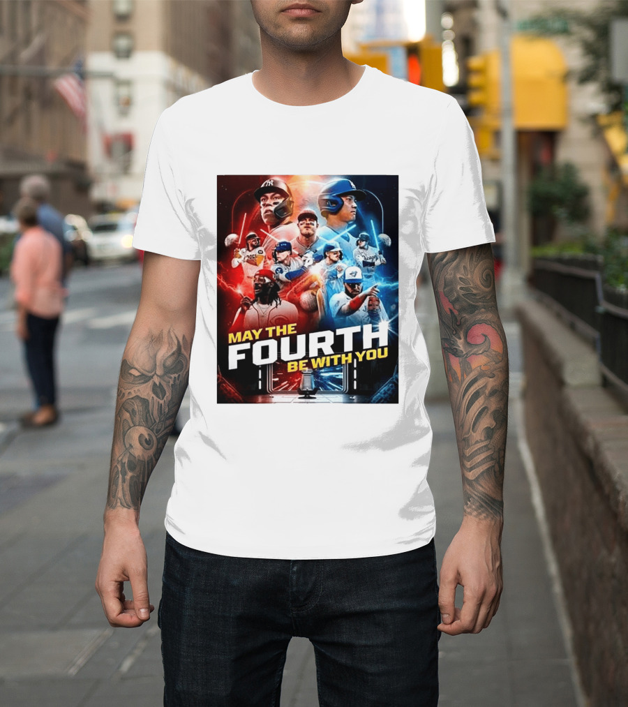 May The Fourth Be With You MLB Star Wars Day 2026 Celebration T-Shirt