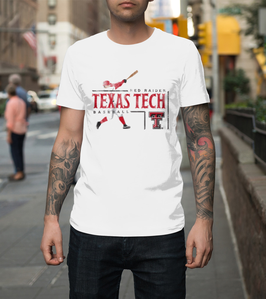 Texas Tech Red Raider Baseball Batter Up TTU T-Shirt