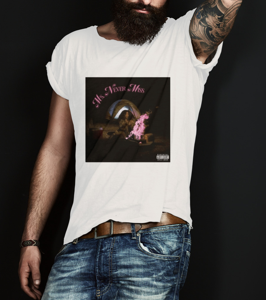 SZA Ms Never Miss Camping Single Cover T-Shirt