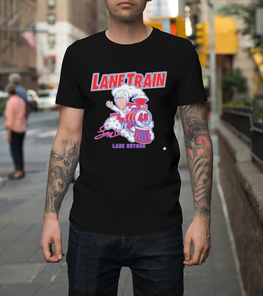 Lane Train MTL 48 Lane Hutson Steam Engine Athlete T-Shirt