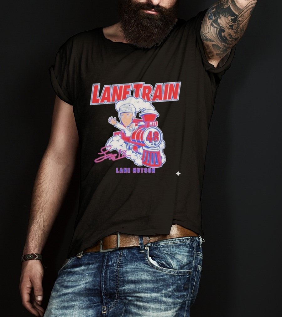 Lane Train MTL 48 Lane Hutson Steam Engine Athlete T-Shirt