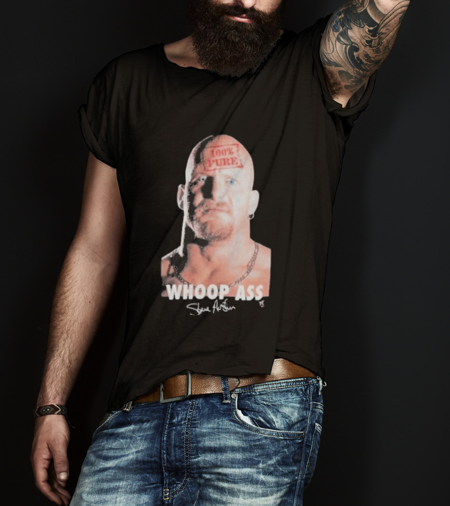 Wyco 1996 Stone Cold Steve Austin 100% Pure Whoop Ass T-Shirt