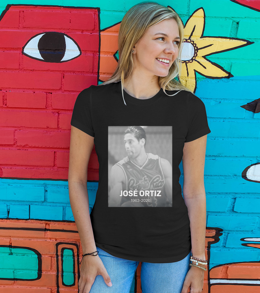 José Ortiz Puerto Rico Basketball 1963 2026 T-Shirt