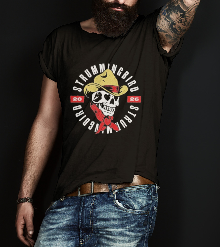 Strummingbird Skull Cowboy 2026 Western Accessories T-Shirt