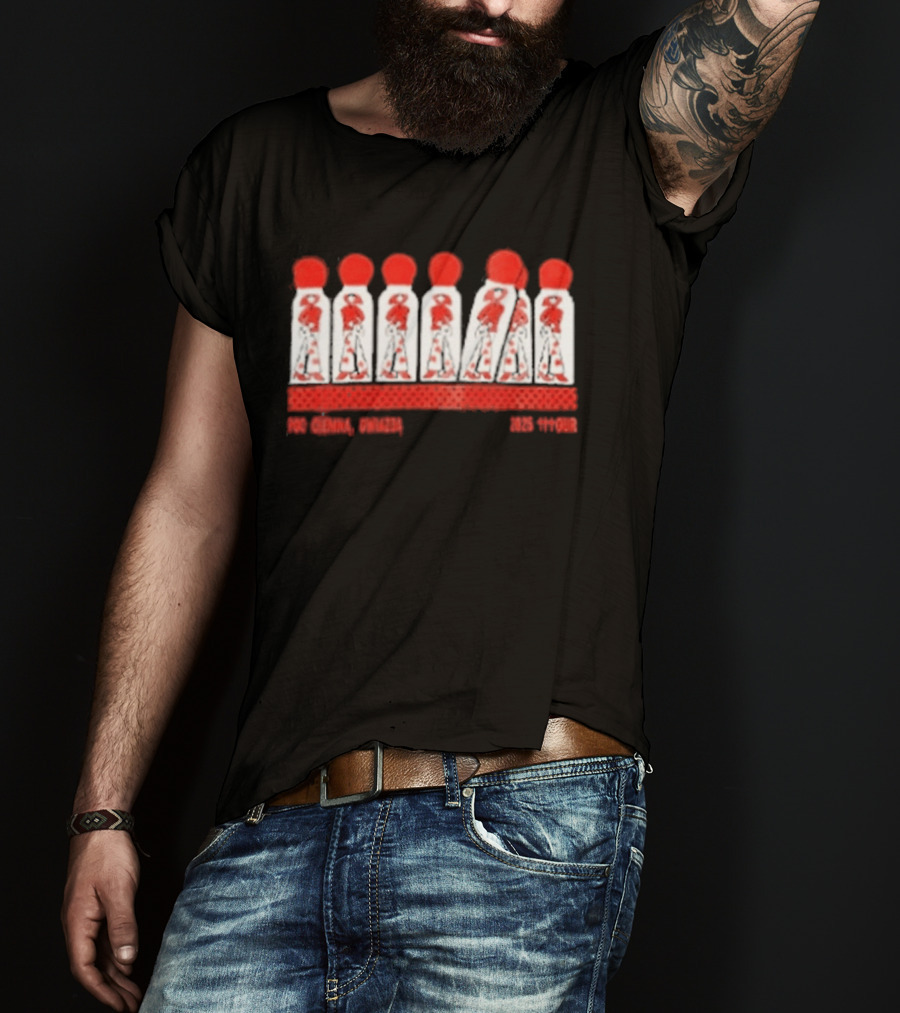 Taco Hemingway 2026 Tour Dates Polska Czerwony Piłka T-Shirt
