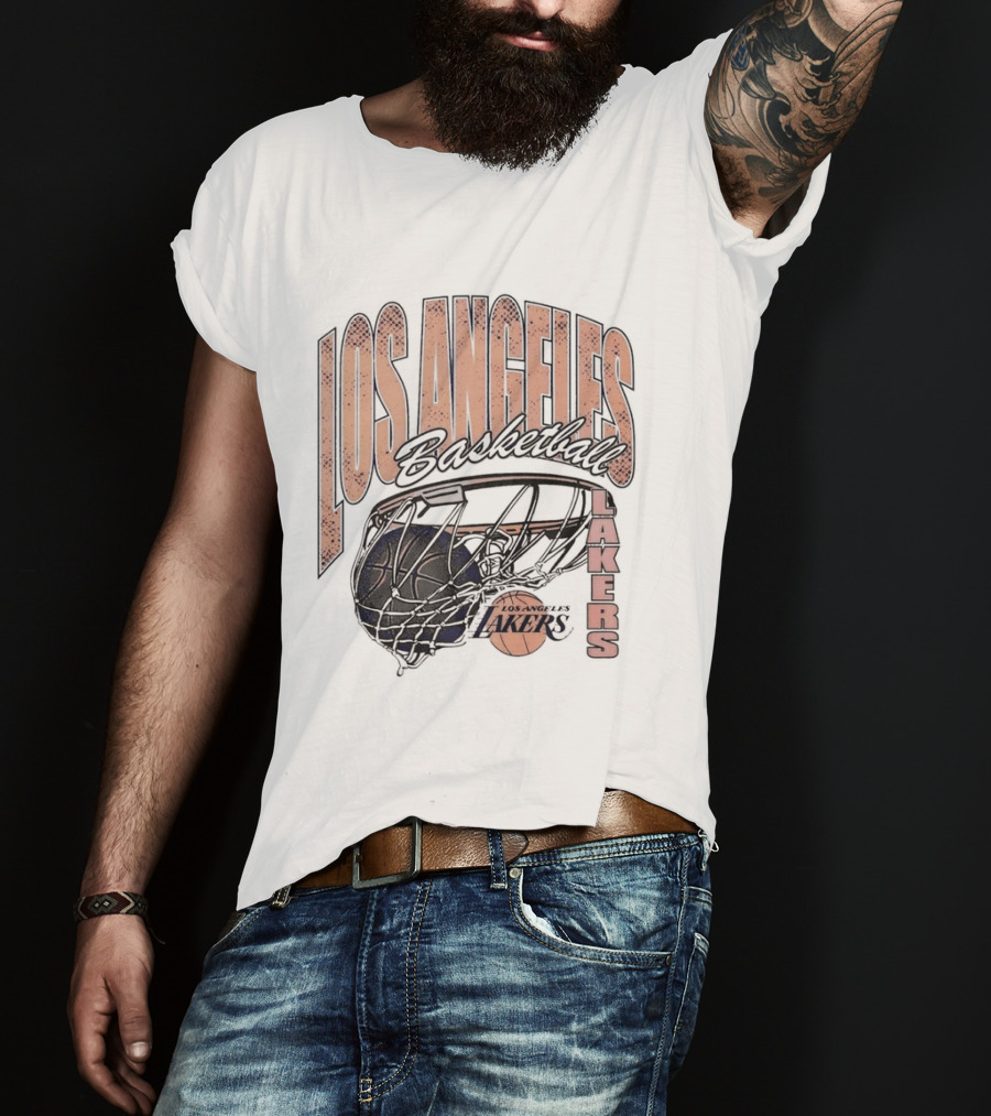 Los Angeles Lakers Basketball Swish T-Shirt