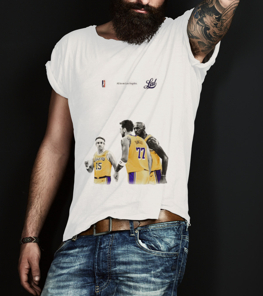 LeBron James Austin Reaves Luka Doncic Lakers Ring Season 2026 Los Angeles NBA Championship Dream Team T-Shirt
