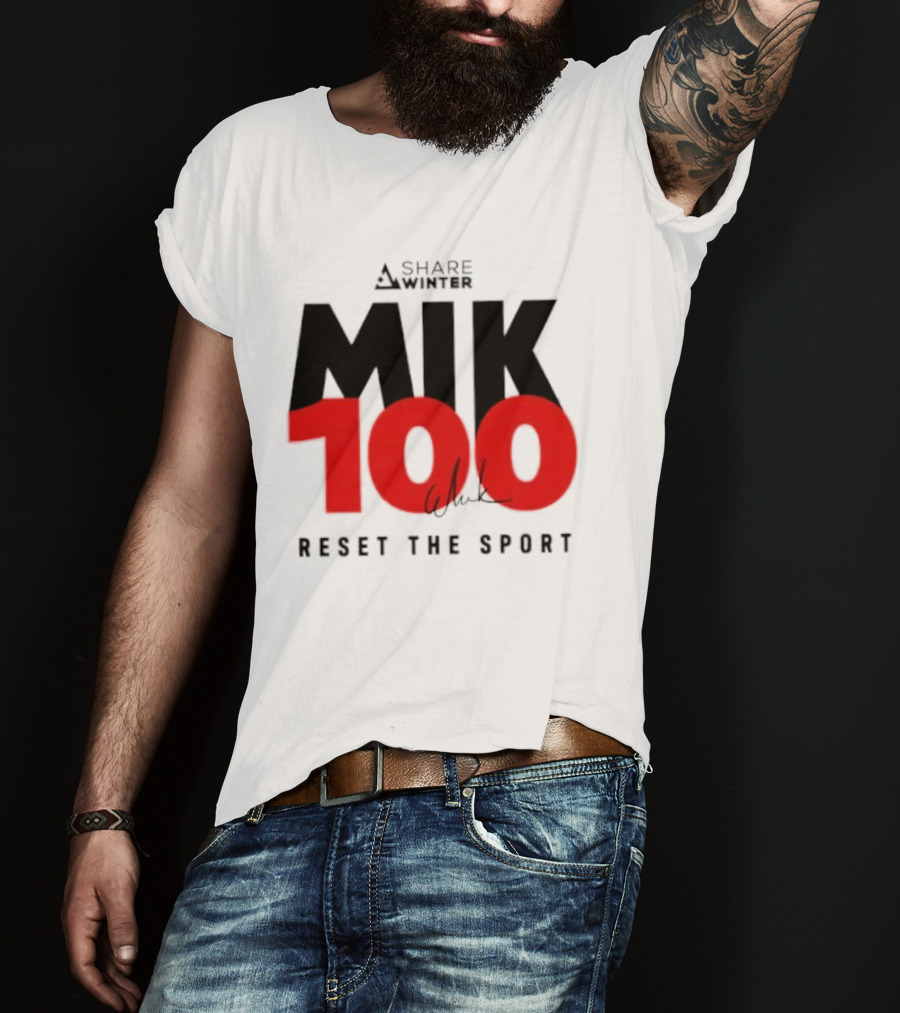 MIK 100 Reset The Sport A Share White T-Shirt