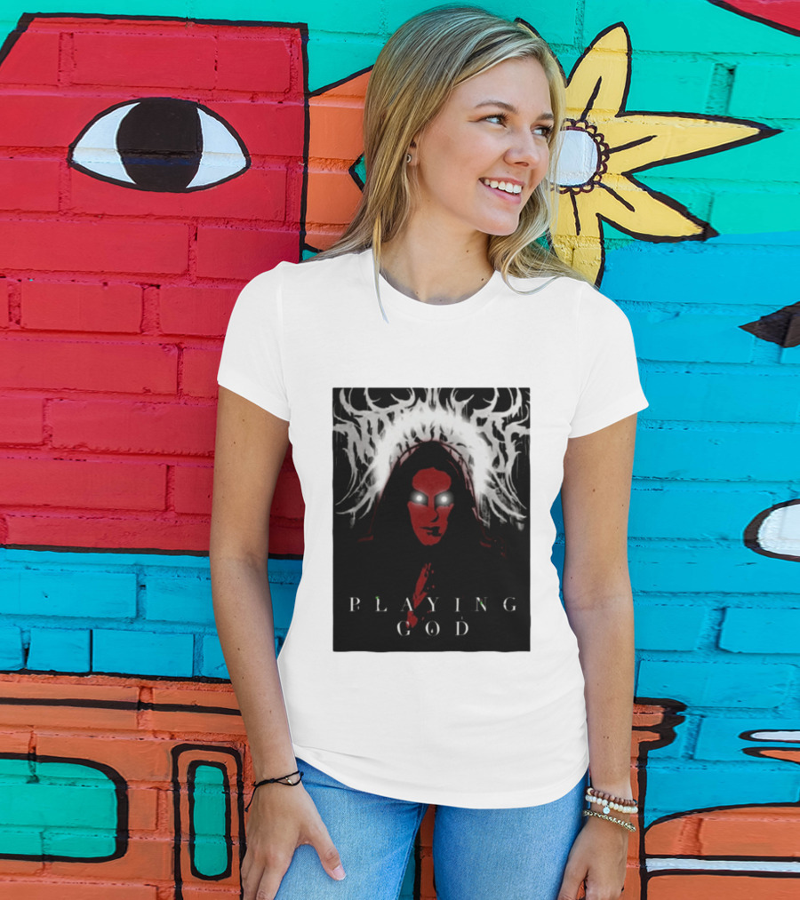 Notshiva Playing God Gothic Dark T-Shirt