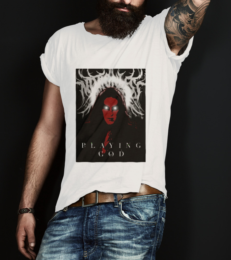 Notshiva Playing God Gothic Dark T-Shirt