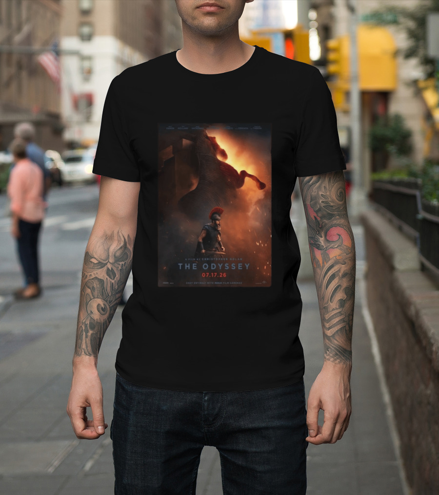 The Odyssey July 17 2026 A Film By Christopher Nolan IMAX Epic T-Shirt