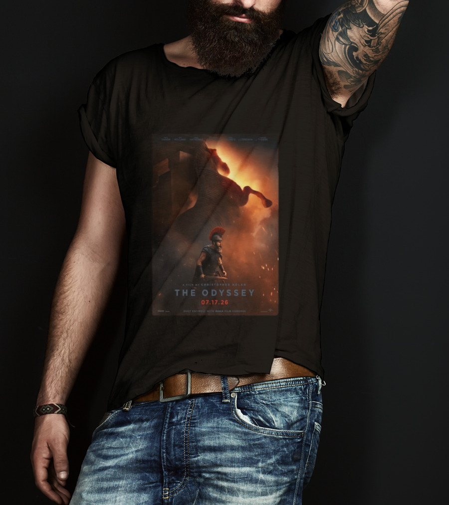 The Odyssey July 17 2026 A Film By Christopher Nolan IMAX Epic T-Shirt