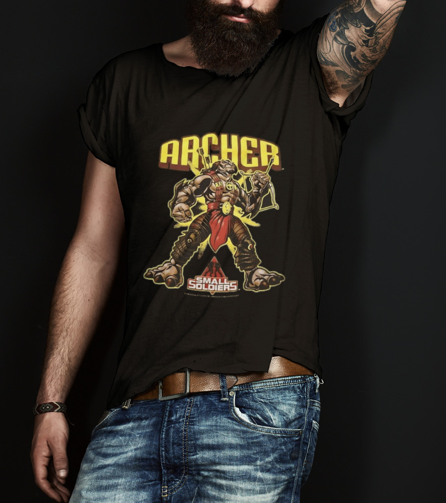 Archer Action Figure Featuring Small Soldiers Movie T-Shirt
