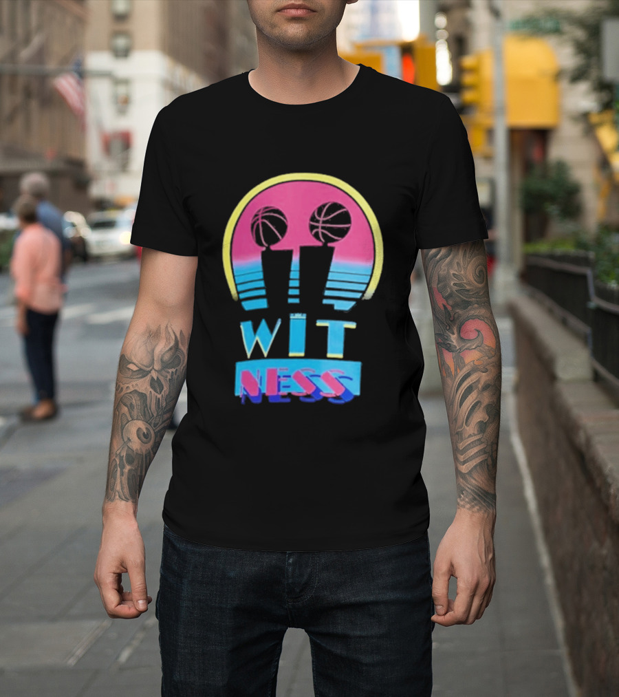 LeBron James Miami Twice Max90 Wit Ness Basketball T-Shirt
