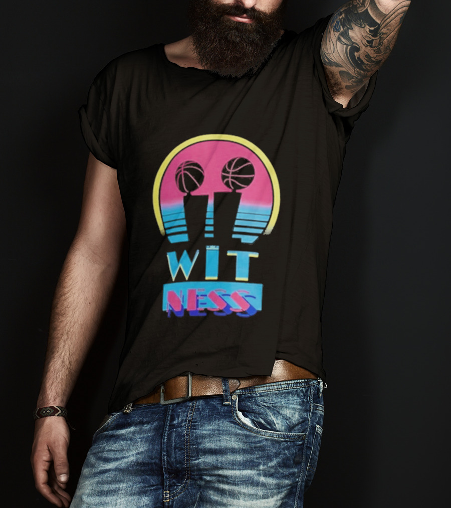 LeBron James Miami Twice Max90 Wit Ness Basketball T-Shirt