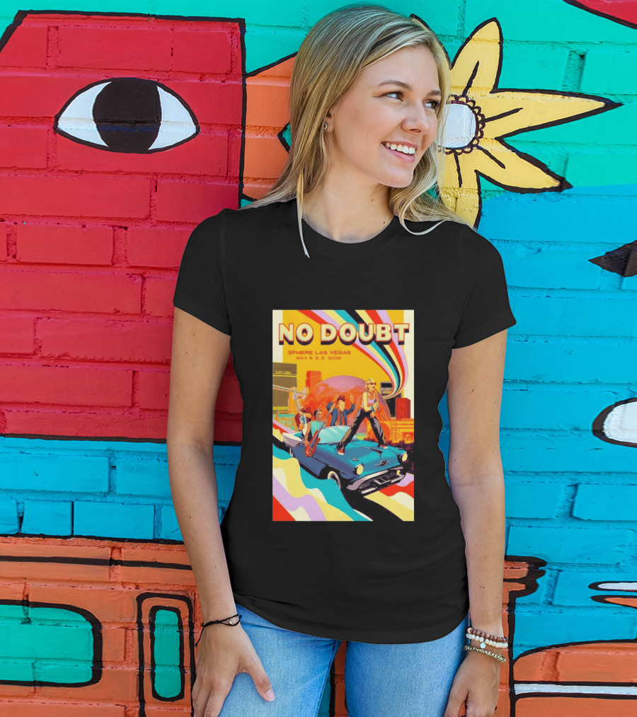 No Doubt Sphere Las Vegas May 6 9 2026 Vintage Road Trip Concert T-Shirt
