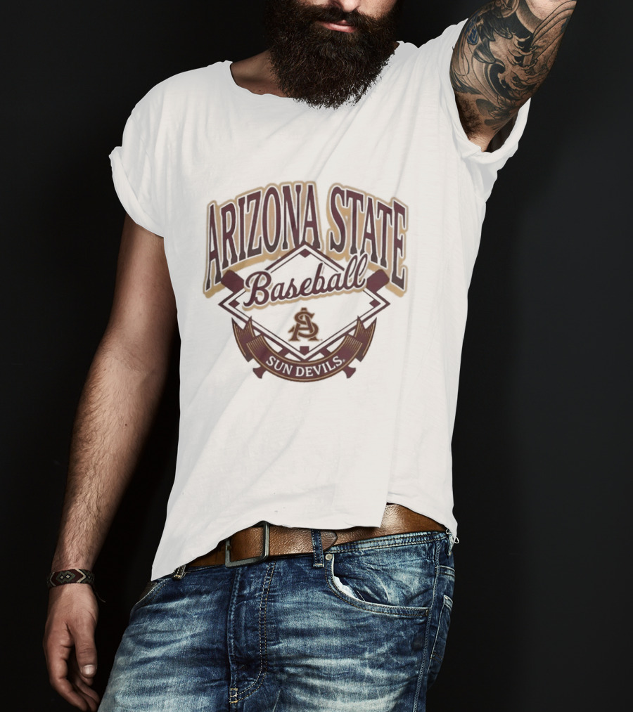 Arizona State Sun Devils Baseball 2026 White T-Shirt