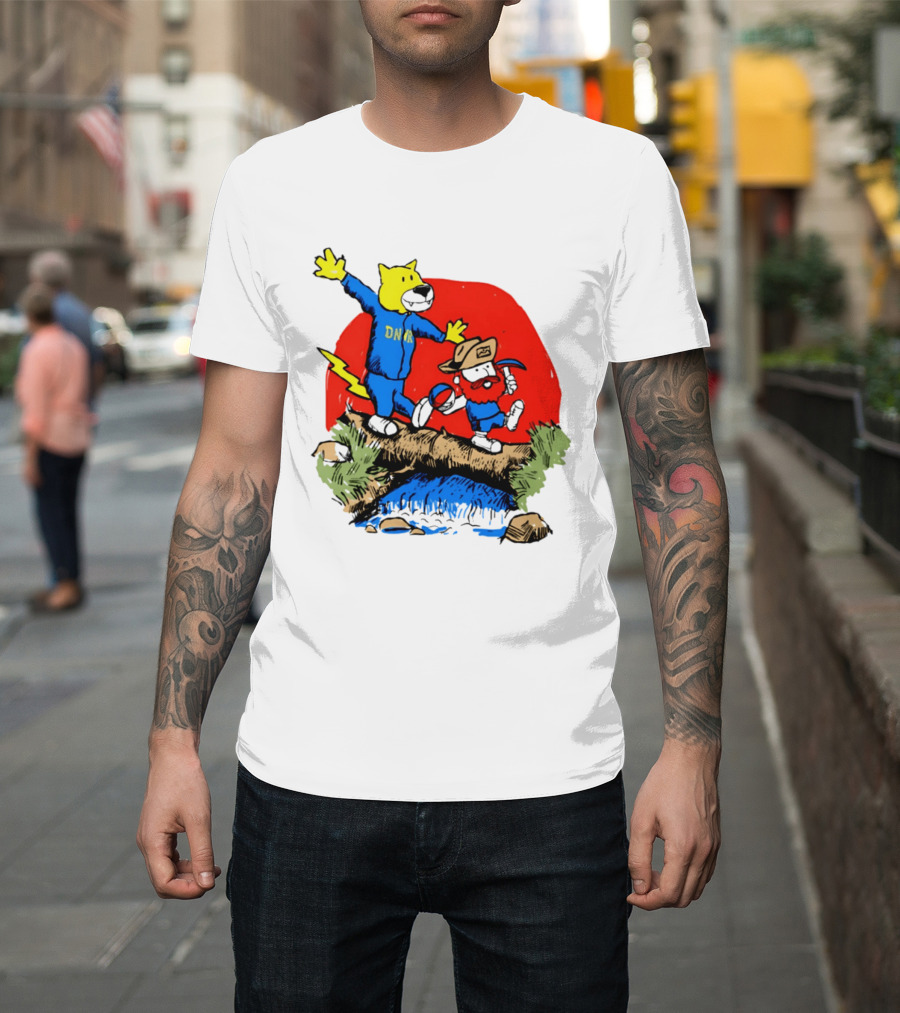 Buffalo Bills Football Cartoon Characters With DNR Sports T-Shirt