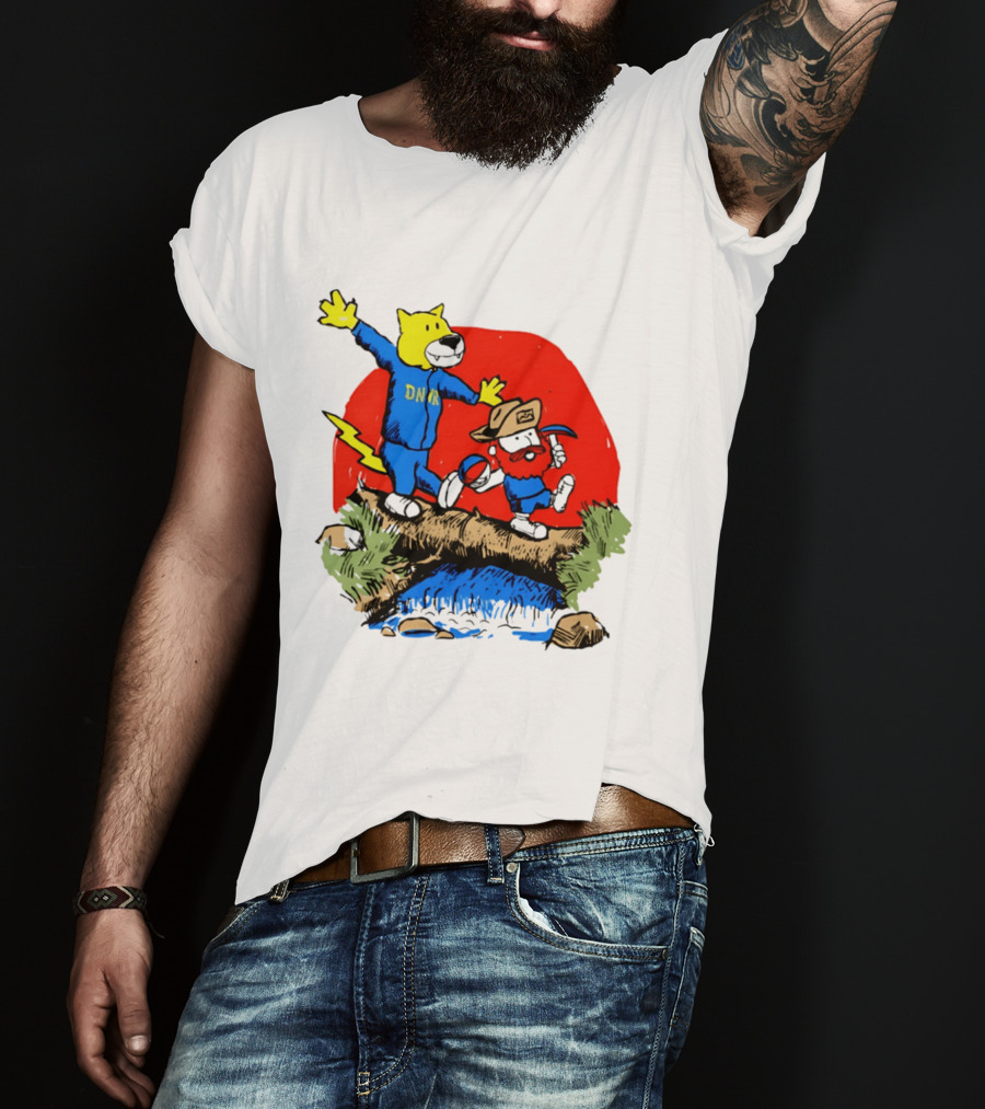 Buffalo Bills Football Cartoon Characters With DNR Sports T-Shirt
