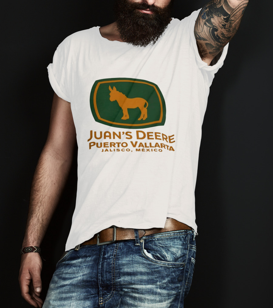 Juan's Deere Puerto Vallarta Jalisco Mexico Donkey T-Shirt