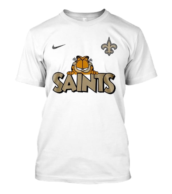 New Orleans Saints Garfield Nike Fleur De Lis T-Shirt