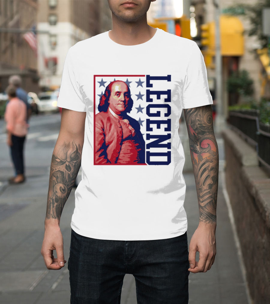 Legend Benjamin Franklin Stars T-Shirt