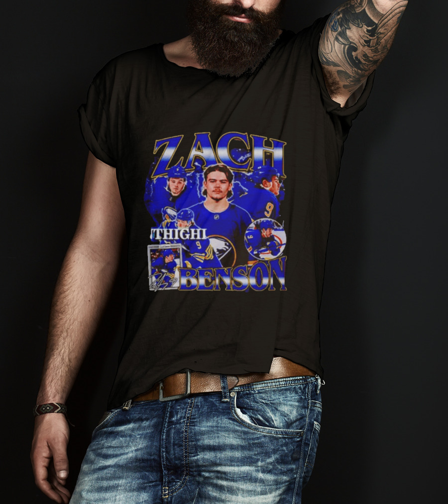 Buffalo Sabres Zach Benson Thighi Hockey T-Shirt