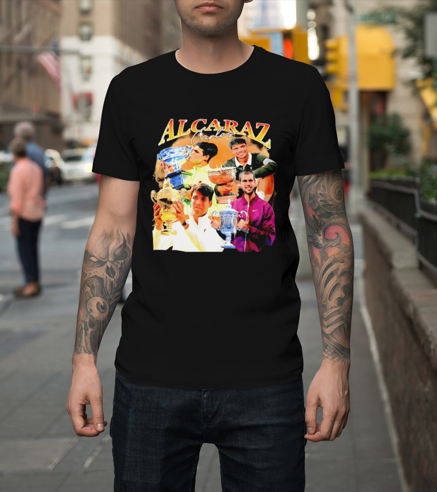 Carlos Alcaraz Tennis Trophies Champion Highlights T-Shirt