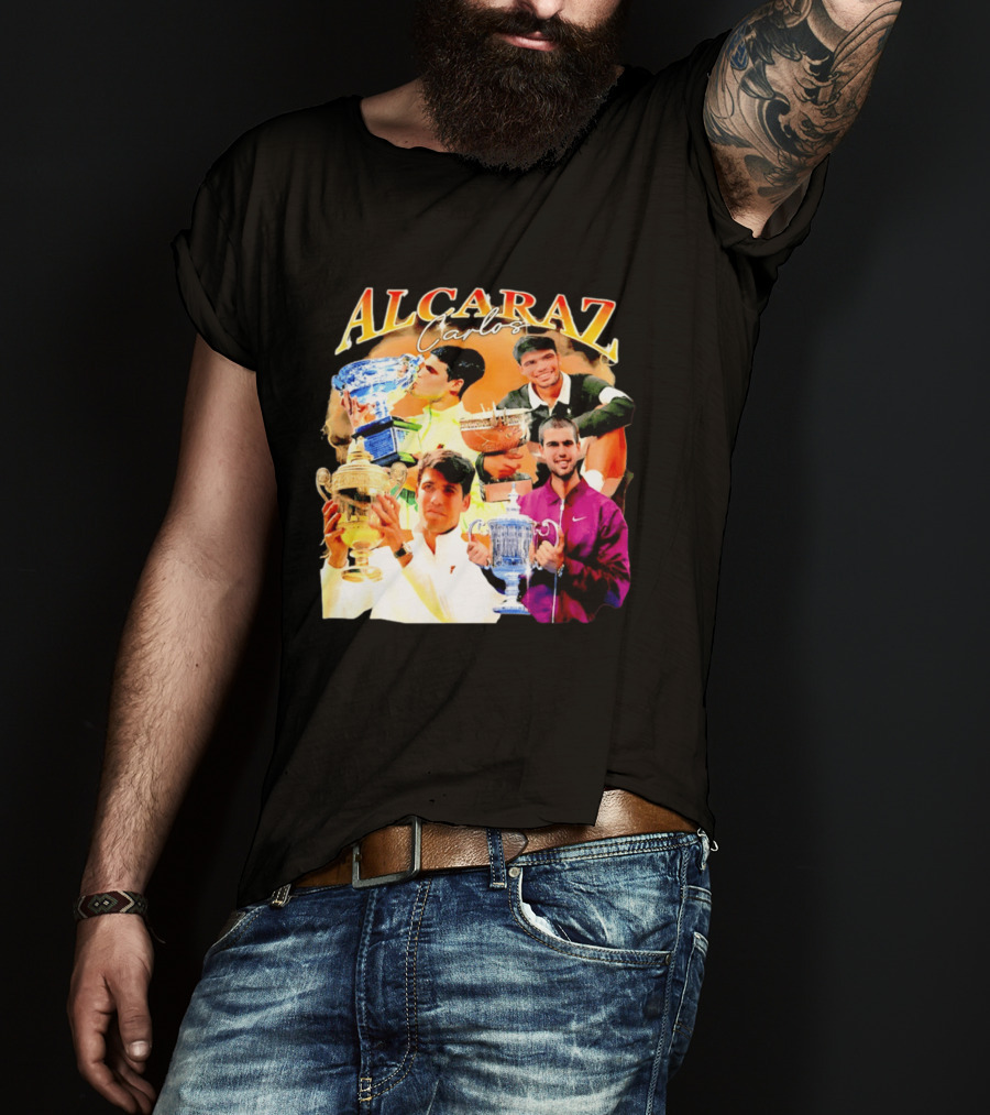 Carlos Alcaraz Tennis Trophies Champion Highlights T-Shirt