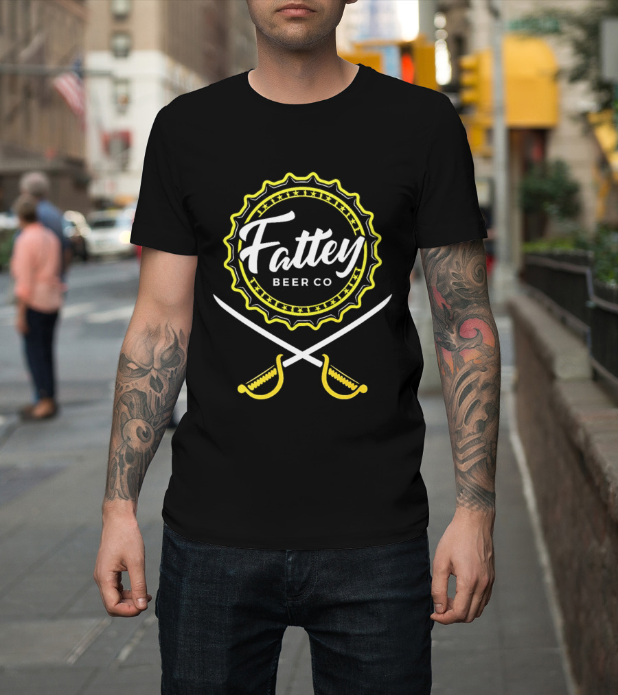 Fattey Beer Co Buffalo Sabres Crossed Swords T-Shirt