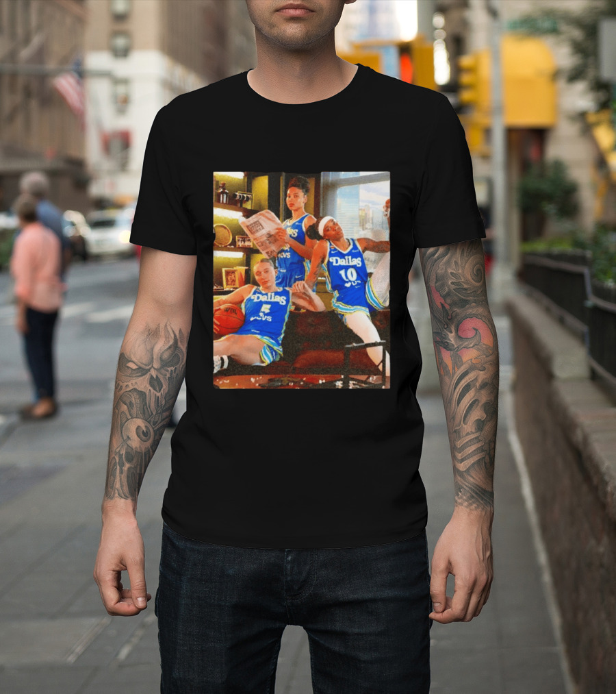 Dallas Wings 2026 Azzi Fudd Paige Bueckers Aziaha James Basketball Photo T-Shirt