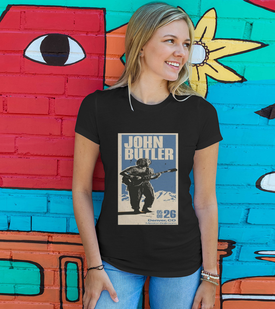 John Butler May 8 2026 Denver CO Mission Ballroom T-Shirt