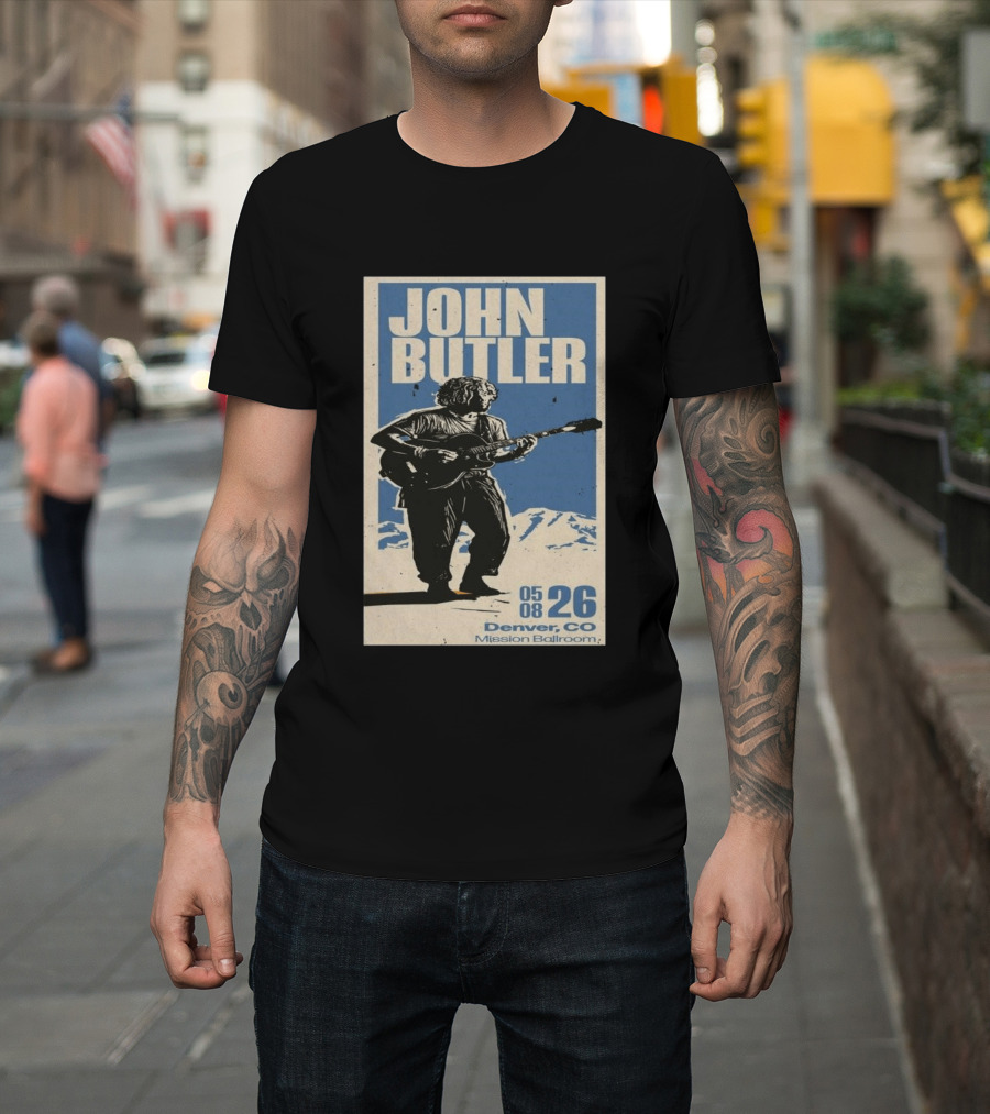 John Butler May 8 2026 Denver CO Mission Ballroom T-Shirt